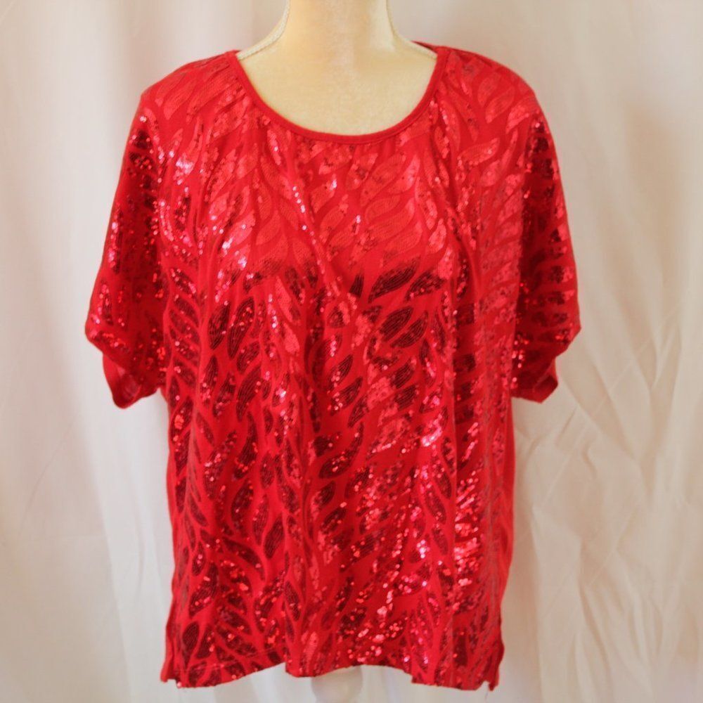Cathy Daniels Red Top